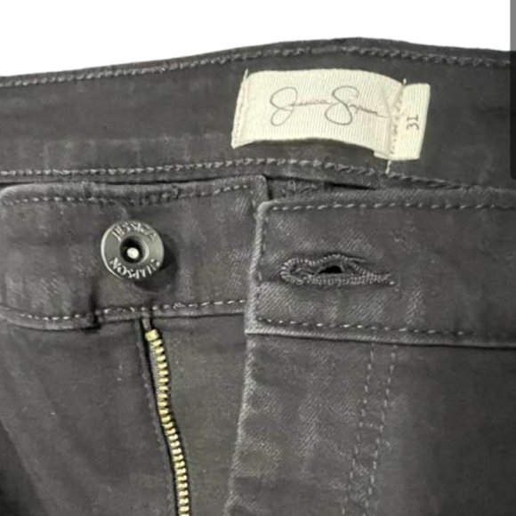 Jessica Simpson NWT Adored High Rise Skinny Flawless Flex Black Jeans - size 31 - Picture 7 of 11
